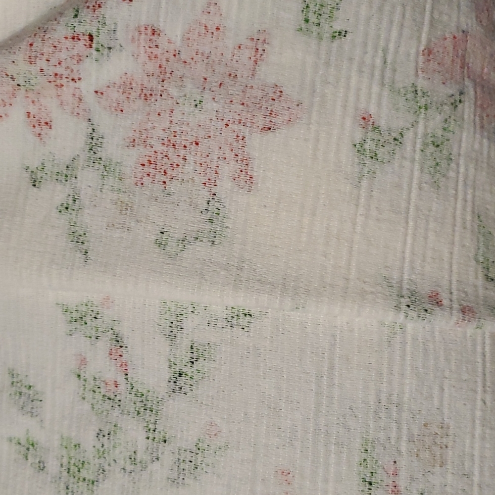 Vintage pointesetta table cloth - Picture 2 of 6